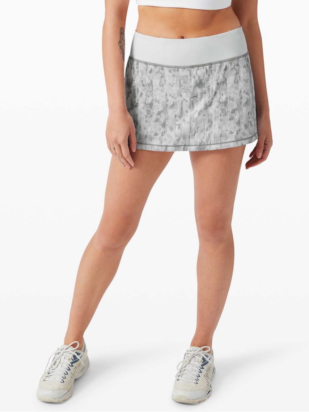 lululemon athletica Light Gray Printed Skort